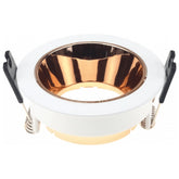 Optonica Spotlight Fixture Round Aluminium with GU10 Socket - White